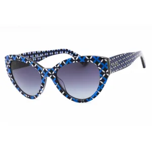 Kate Spade Women's Sunglasses - Blue Pattern Cat Eye Frame | PAISLEIGH/S 0S6F 9O Kate Spade Sunglasses
