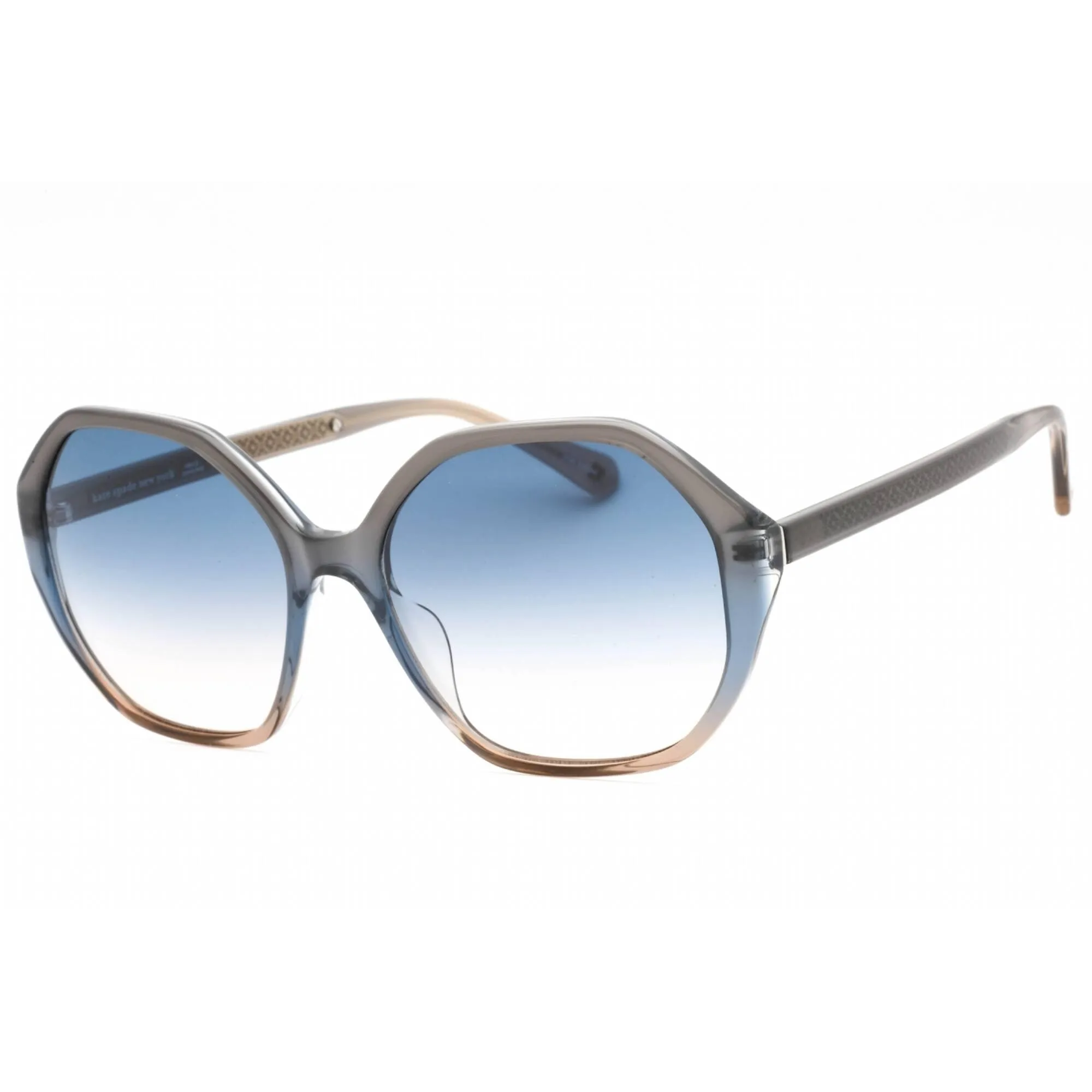 Kate Spade Women's Sunglasses - Blue Plastic Geometric Shape Frame | WAVERLY/G/S 0PJP Kate Spade Sunglasses