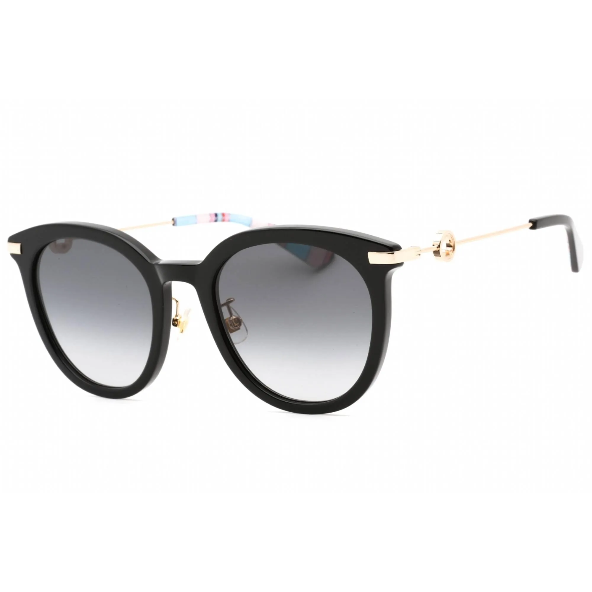 Kate Spade Women's Sunglasses - Dark Grey Sf Lens Round Frame | KEESEY/G/S 0807 9O Kate Spade Sunglasses