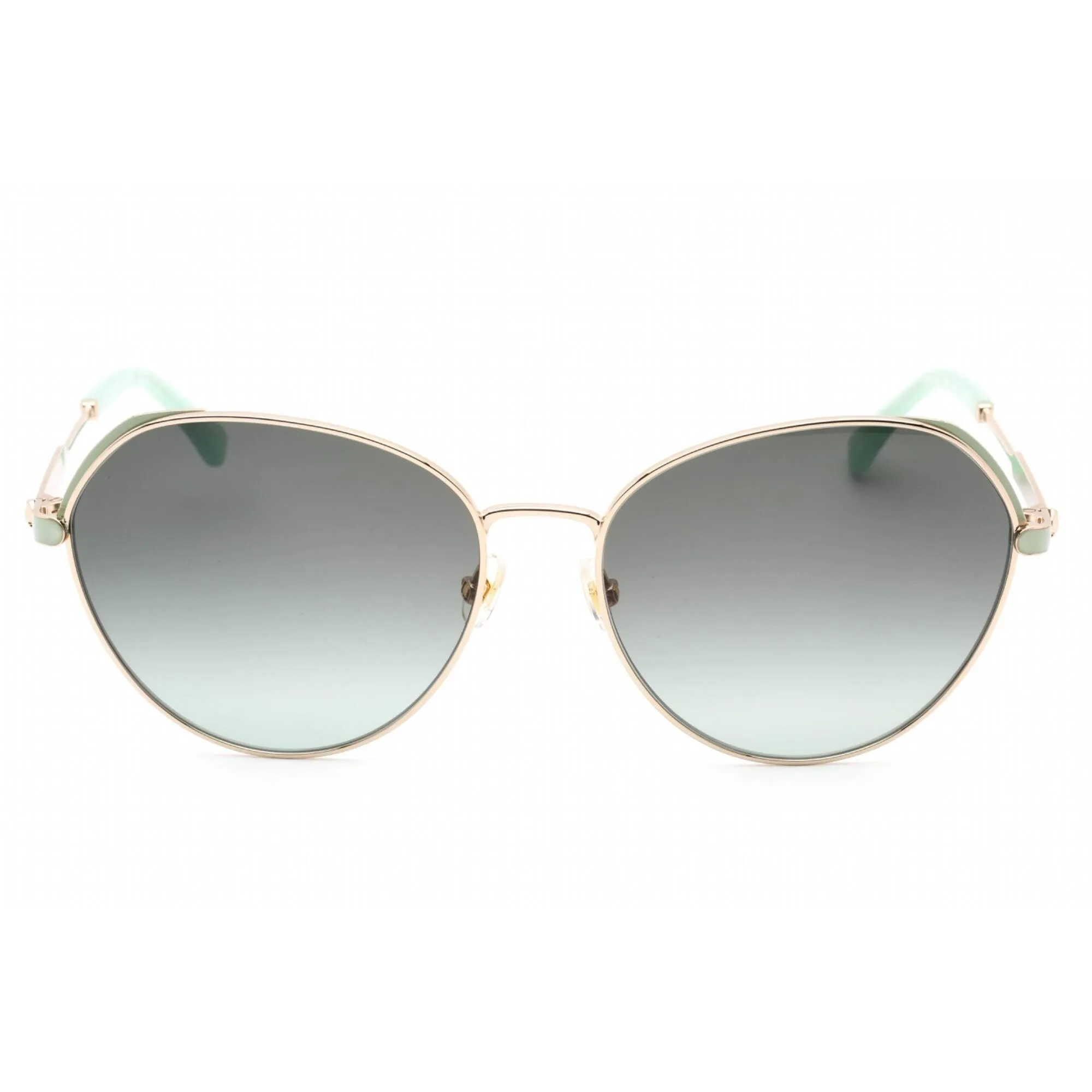 Kate Spade Women's Sunglasses - Full Rim Gold/Green Metal Oval | OCTAVIA/G/S 0PEF IB Kate Spade Sunglasses