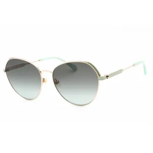 Kate Spade Women's Sunglasses - Full Rim Gold/Green Metal Oval | OCTAVIA/G/S 0PEF IB Kate Spade Sunglasses