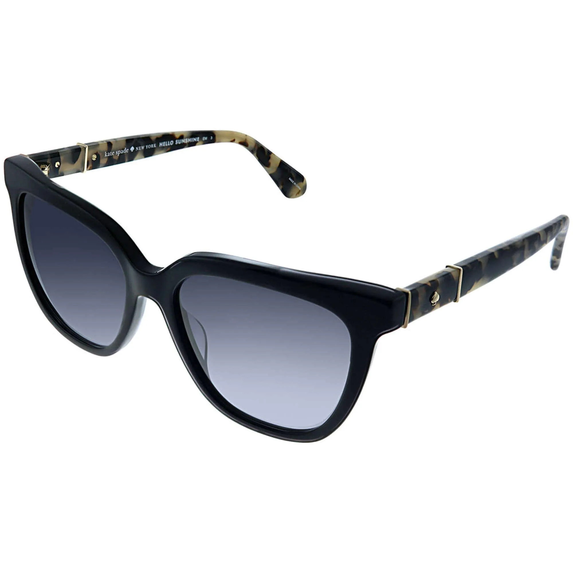 Kate Spade Women's Sunglasses - Grey Gradient Lens Square Shape Frame | KAHLI S 0807 Kate Spade Sunglasses