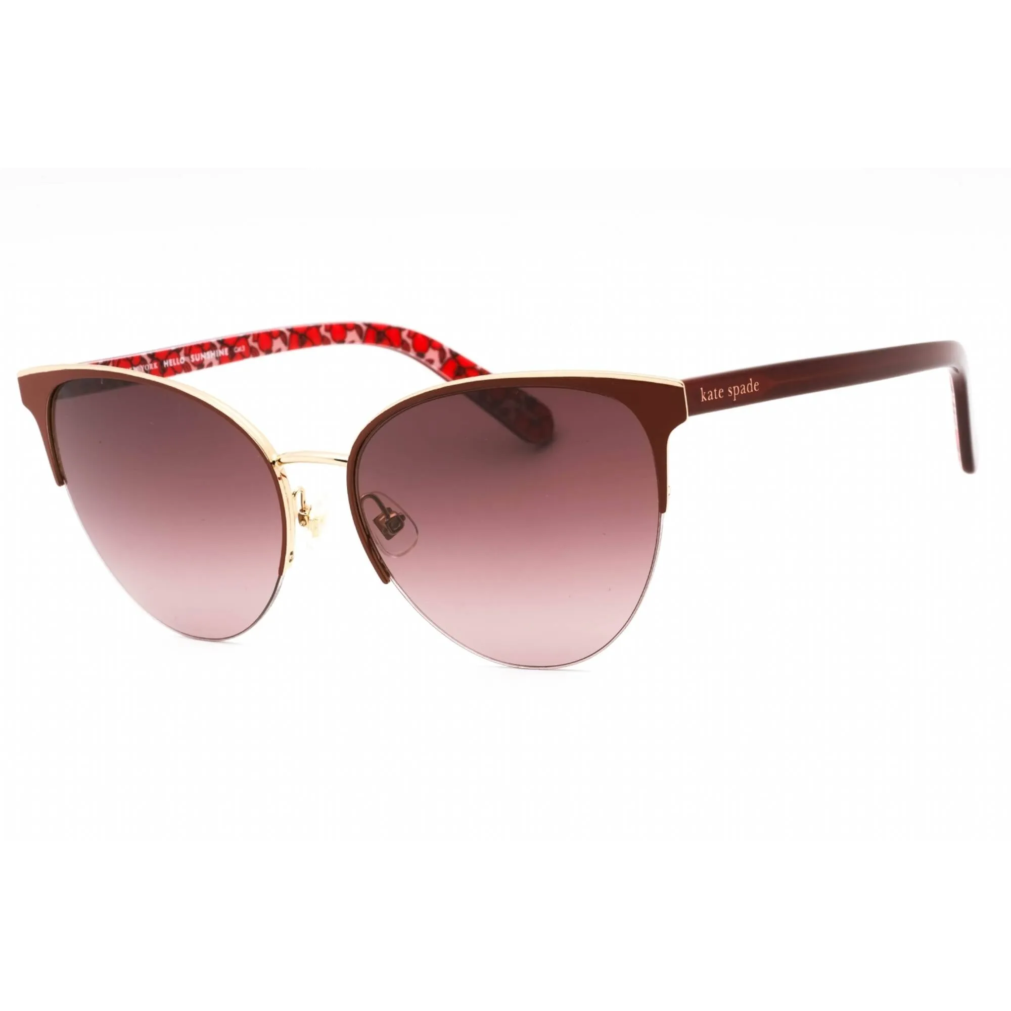 Kate Spade Women's Sunglasses - Red Metal Cat Eye Full Rim Frame | IZARA/G/S 0C9A 3X Kate Spade Sunglasses