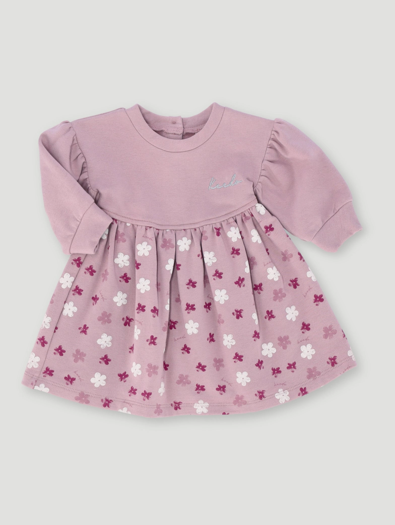 Keedo Baby Girls Fashion Dress - Mauve Fashion catalog Athleisure fashion