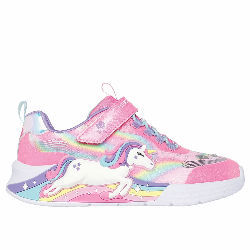 Kid's Skechers S-Lights Unicorn Chaser Shoe