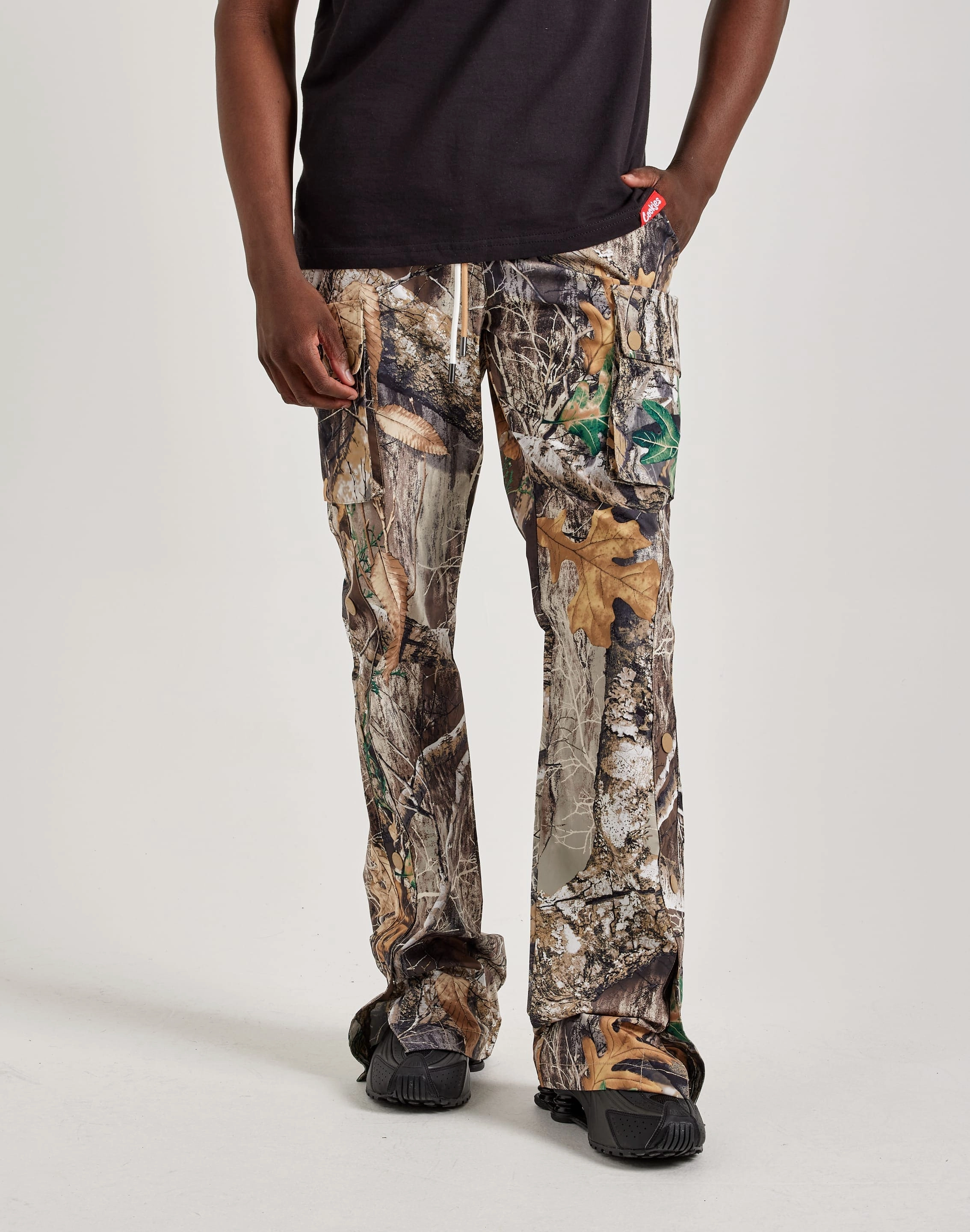 Fashion essentials Kloud 9 Nylon Flare Cargo Pants Beaded fashion items