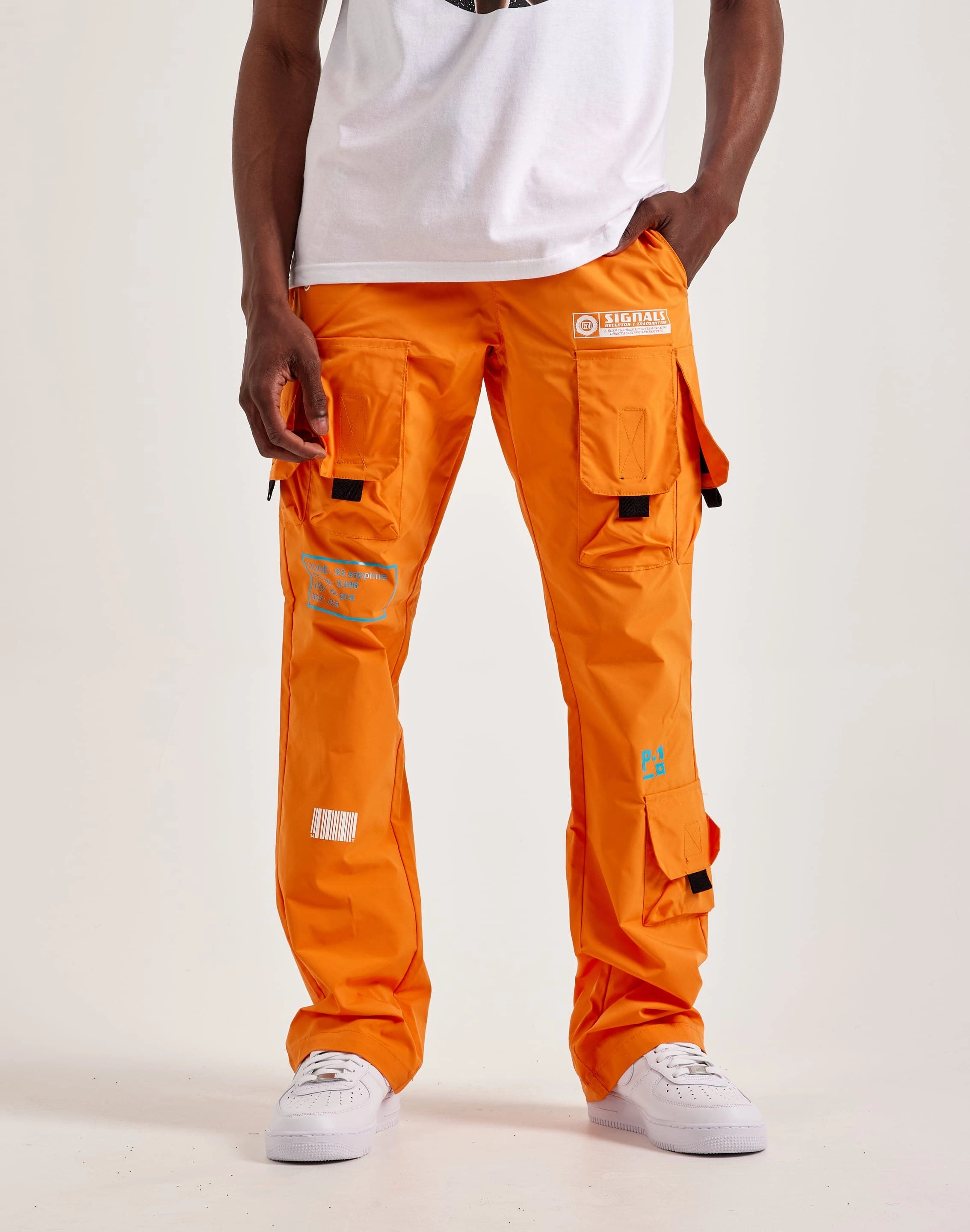 Kloud 9 Nylon Flare Cargo Pants Luxury fashion items Fashion labels
