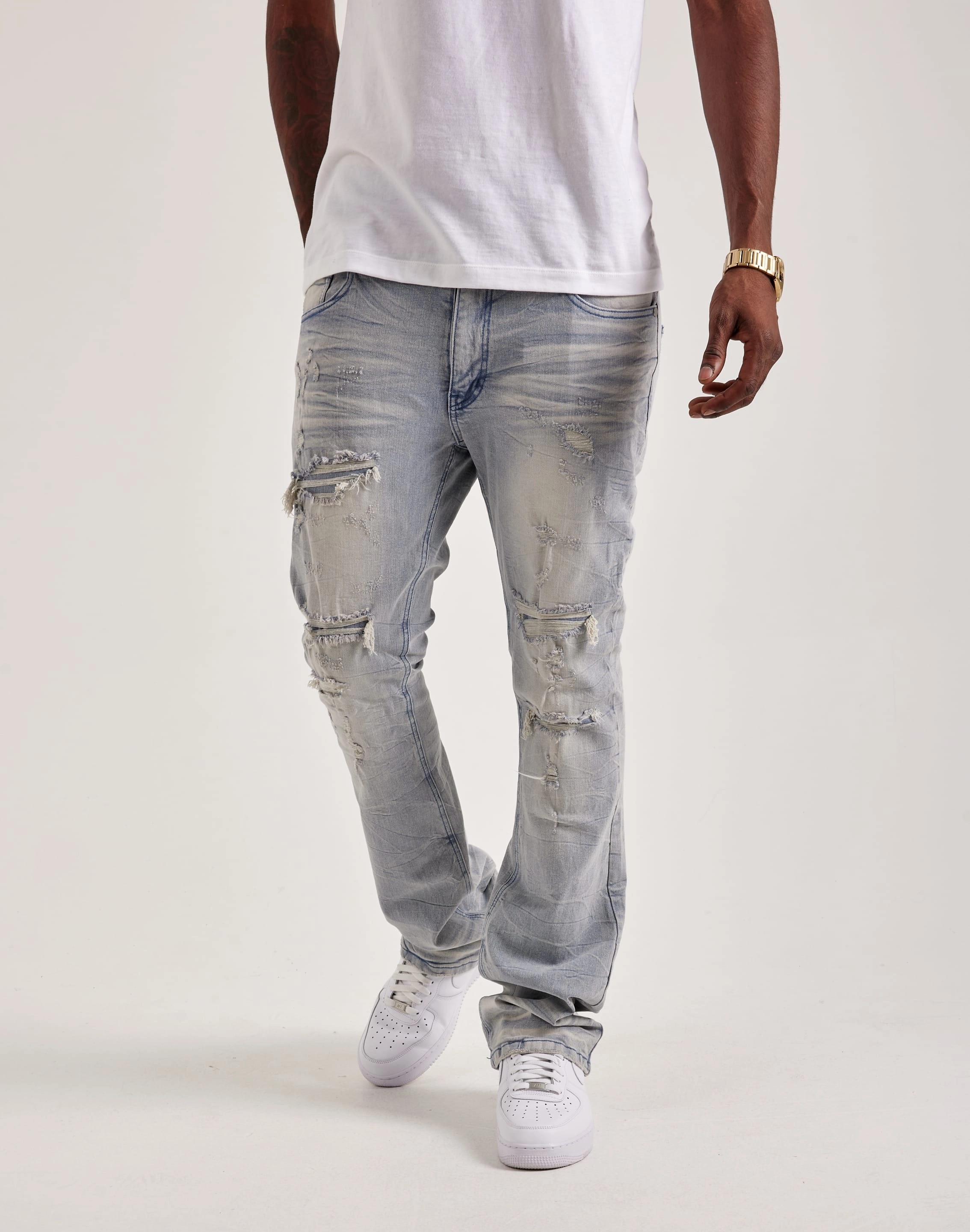 Kloud 9 Stacked Denim Jeans Fashion exhibitions Apparel finds