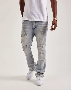 Kloud 9 Stacked Denim Jeans Spandex - incorporated fashion Wool - sourced fashion