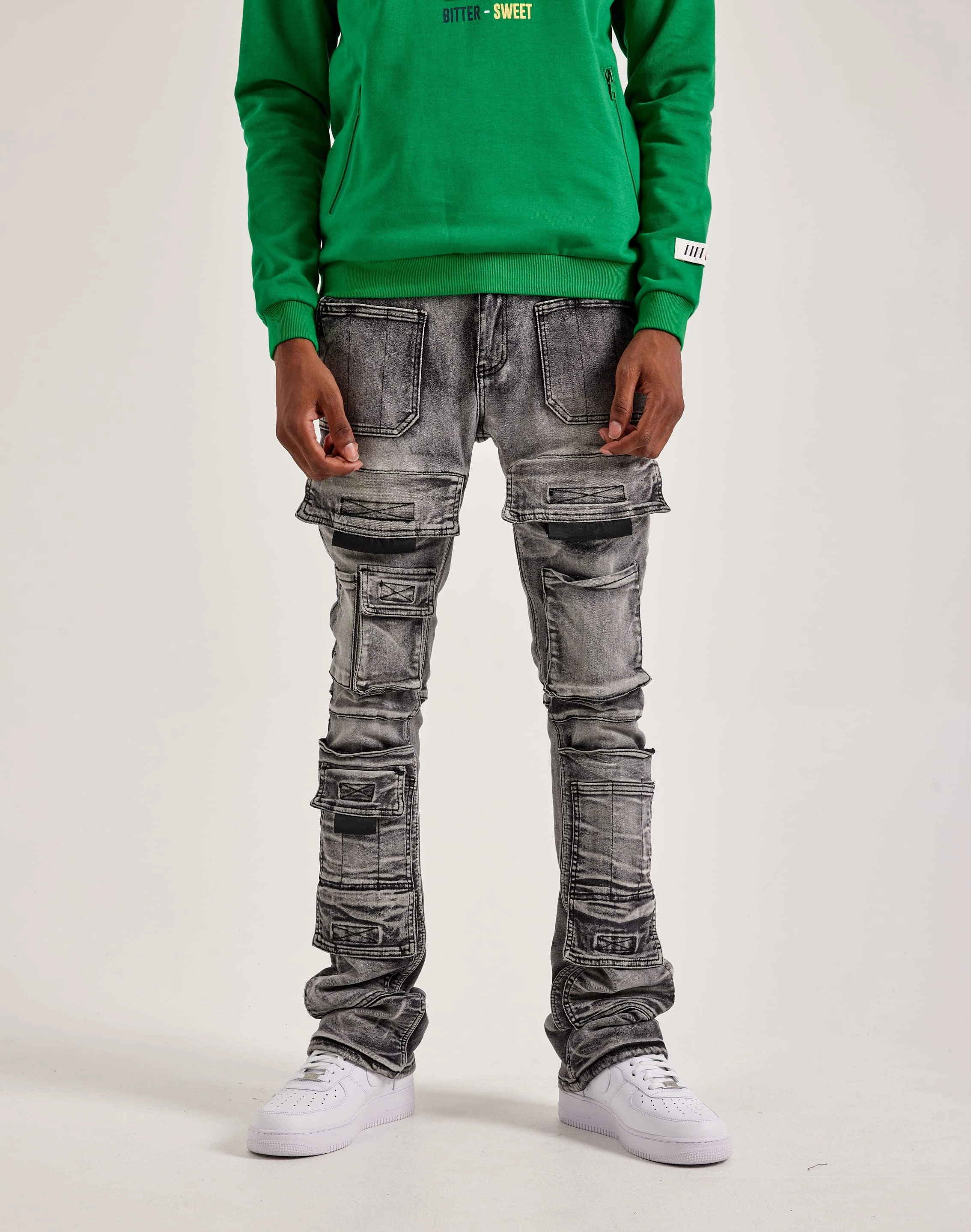 Kloud 9 Straight Cargo Jeans Swimwear selections Preppy style items