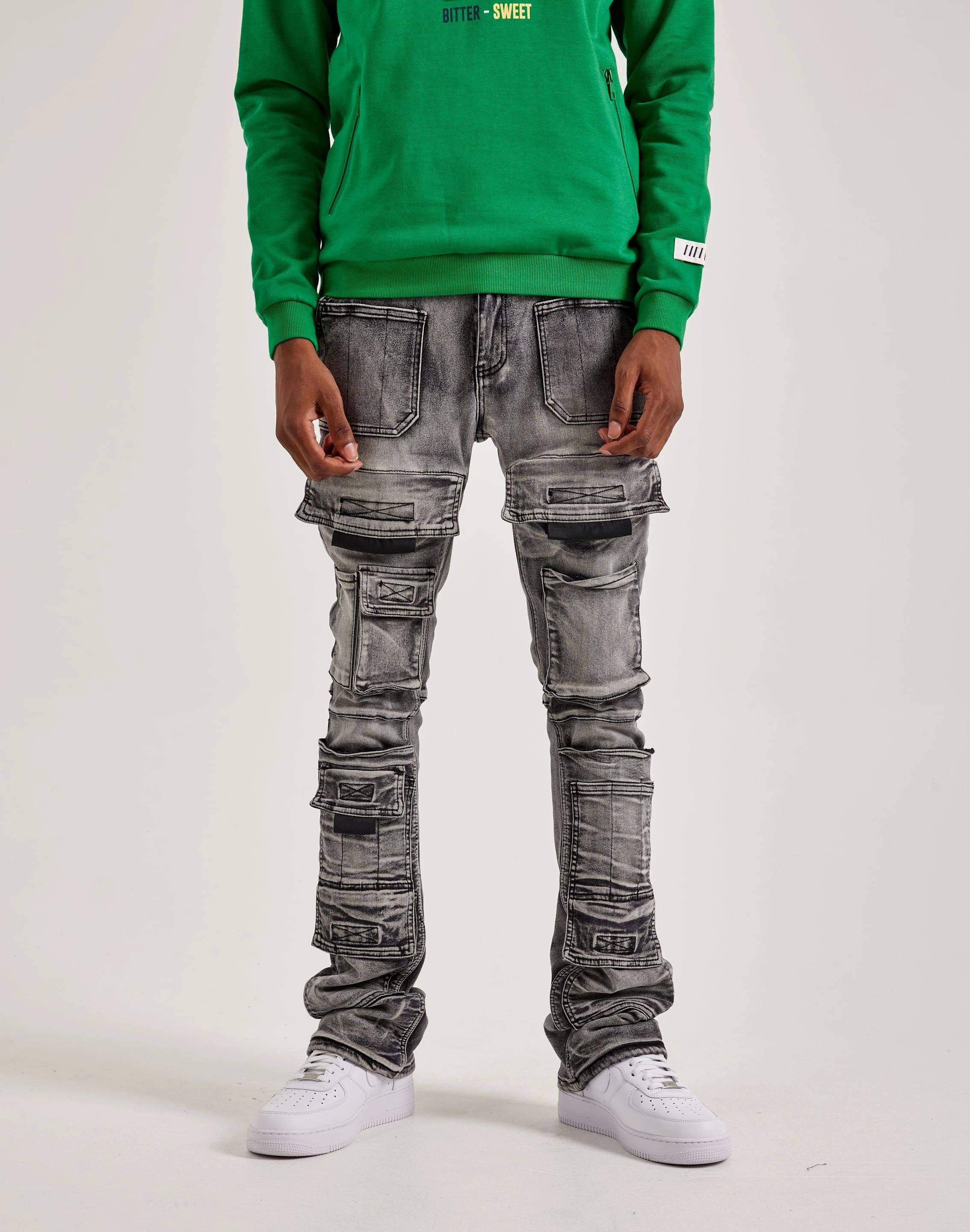 Kloud 9 Straight Cargo Jeans Outerwear options Casual wear options