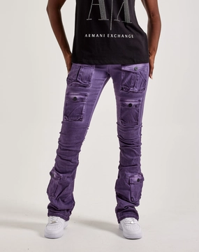 Lace - detailed fashion Smoke Rise High-Rise Stacked Cargo Pants Fashion archives