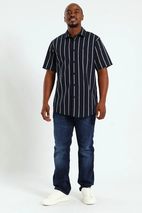 Lace - detailed fashion Surf Int Stripe Shirt - Navy Fashion-forward items