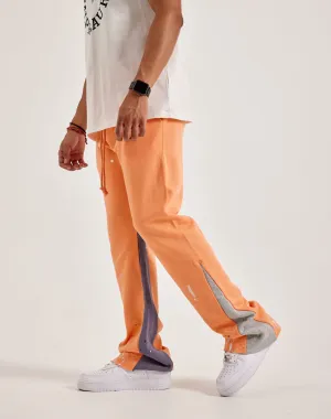 Leather - material fashion MNML Contrast Bootcut Sweatpants Popular fashion picks