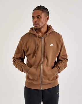 Leather - material fashion Nike Club Full-Zip Fleece Hoodie Trendy gear
