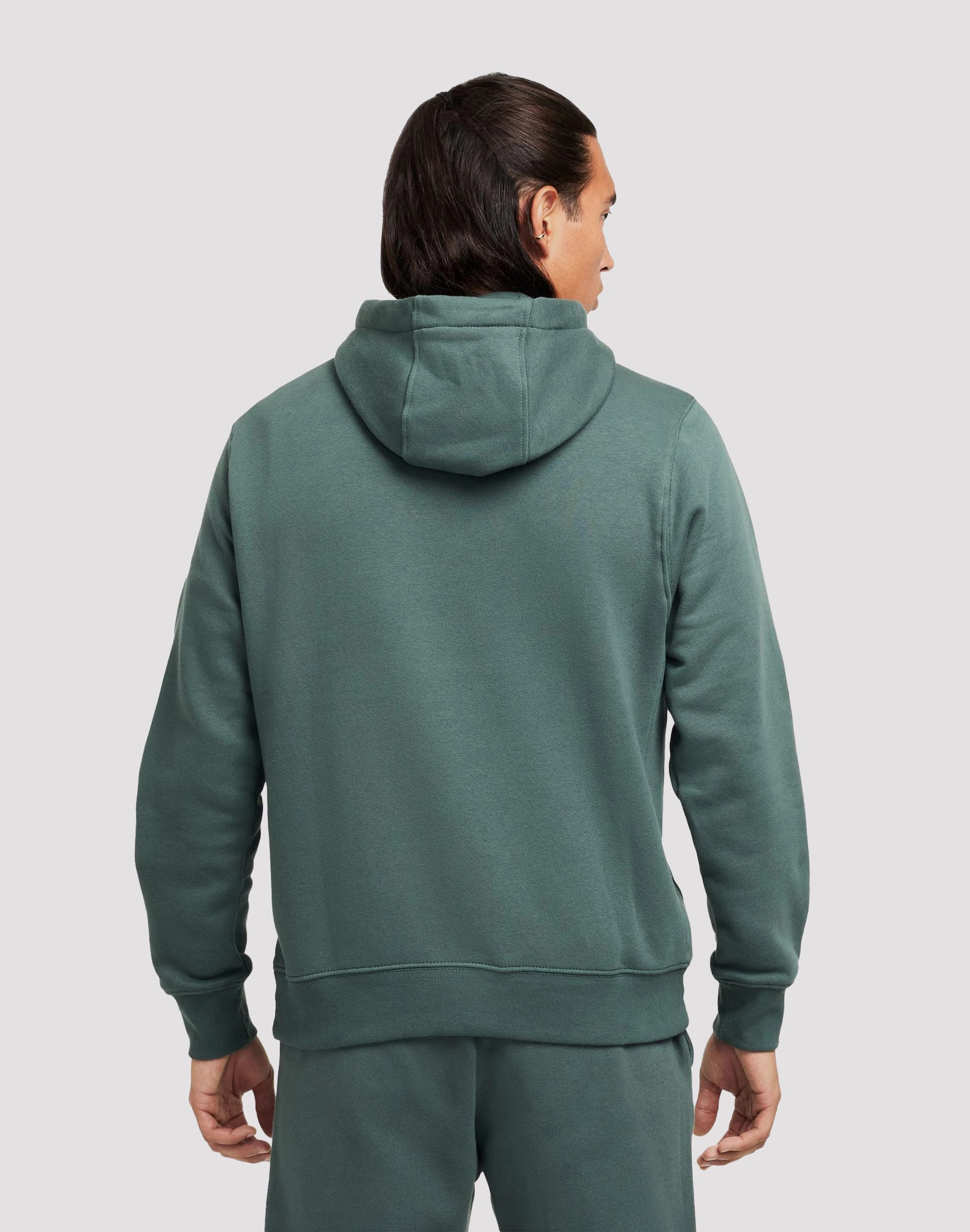 Leather - material fashion Nike Sportswear Club Fleece Pullover Green Hoodie