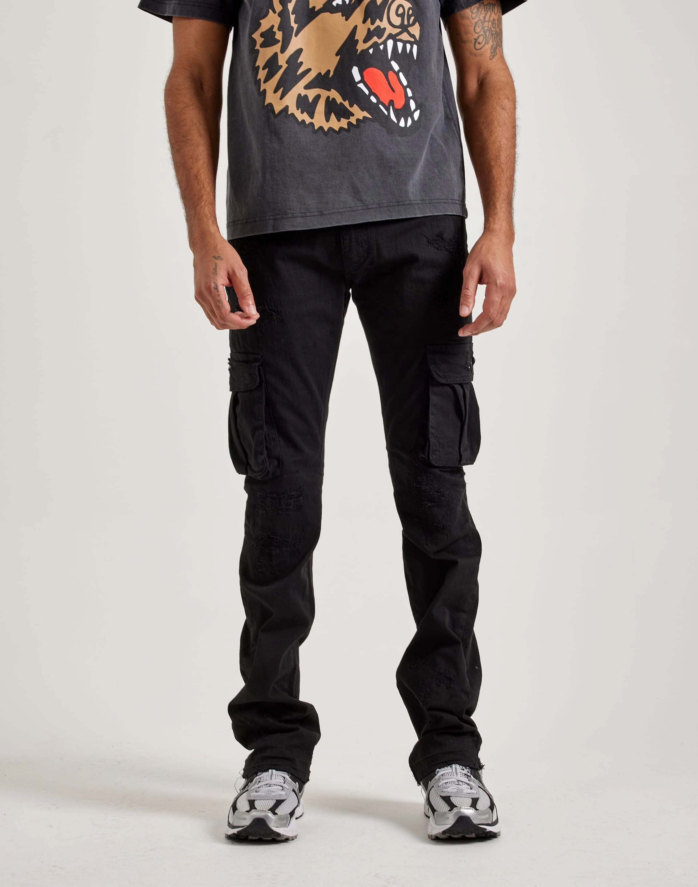Casual wear options Jordan Craig Stacked Flare Denim Jeans Budget - friendly fashion