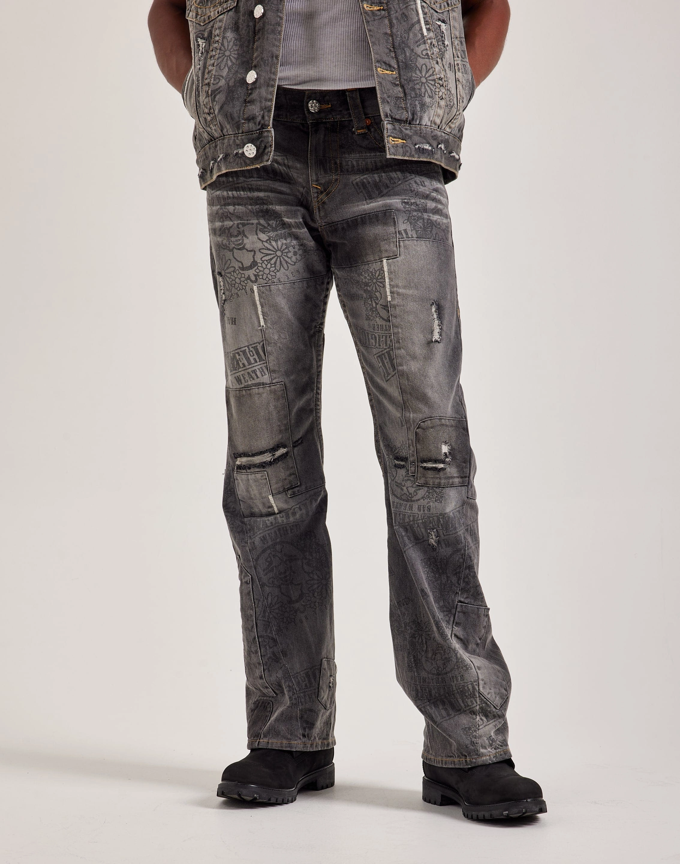Casual wear options True Religion Bad Weather Joey Stacked Pocket Jeans Organic fashion products