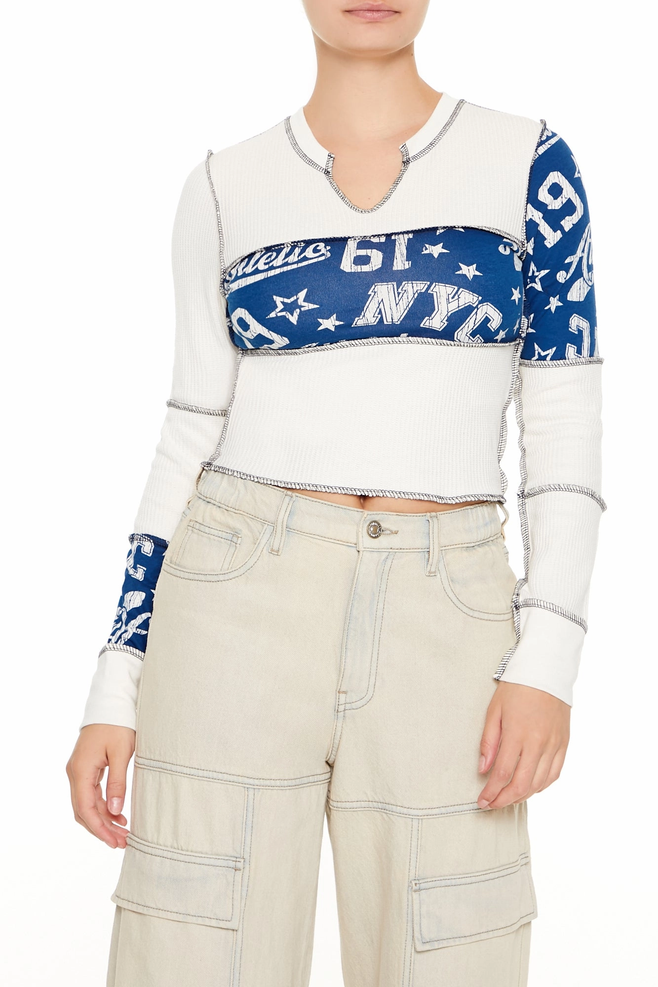 Long Sleeve Logo Shirt - White