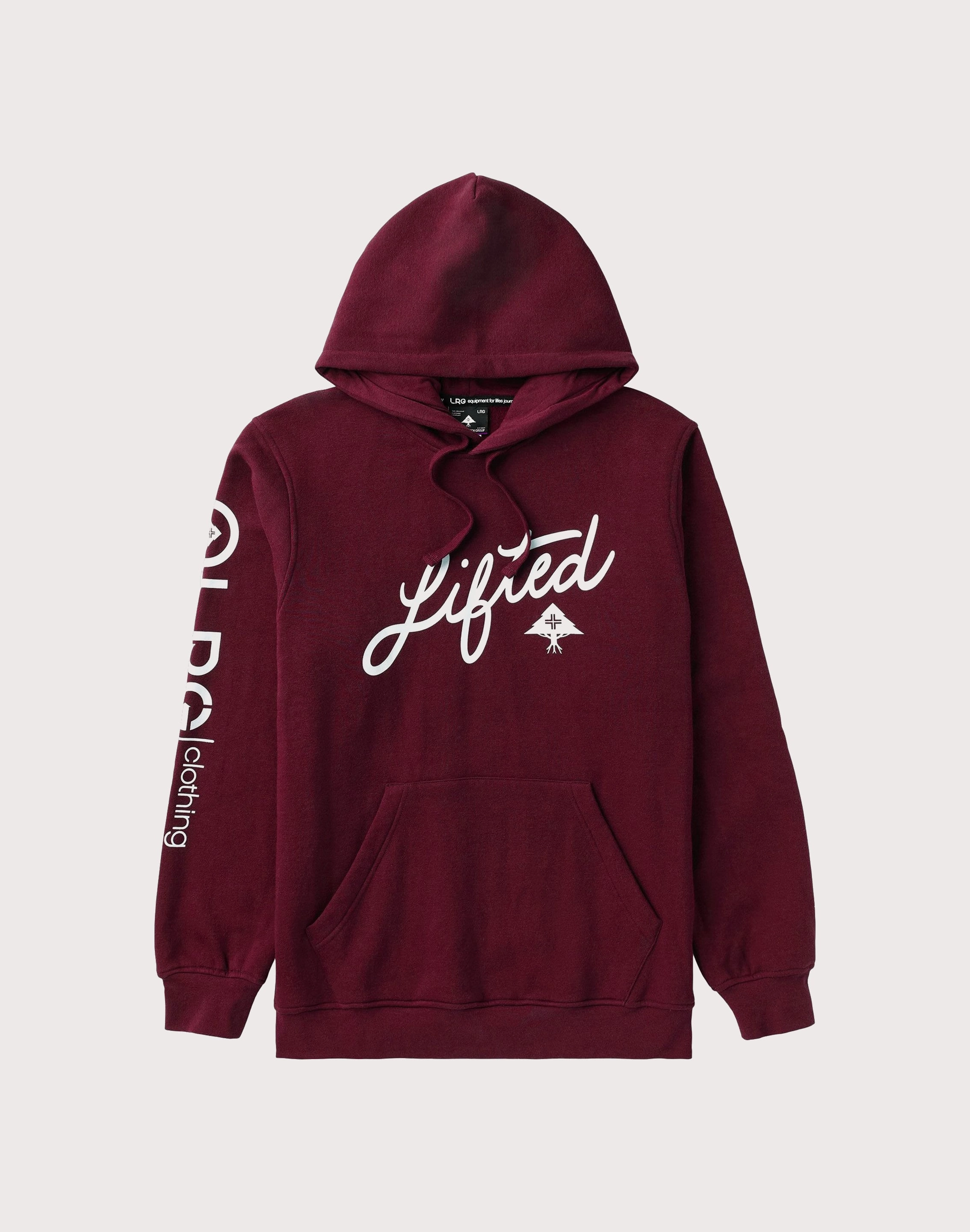Lrg Creative Era BurgundyHoodie Fashion on sale Fashionable goods