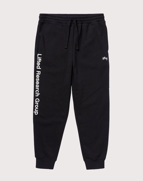 Lrg Lifted Script Jogger - Black Ethical fashion choices Fashion customization