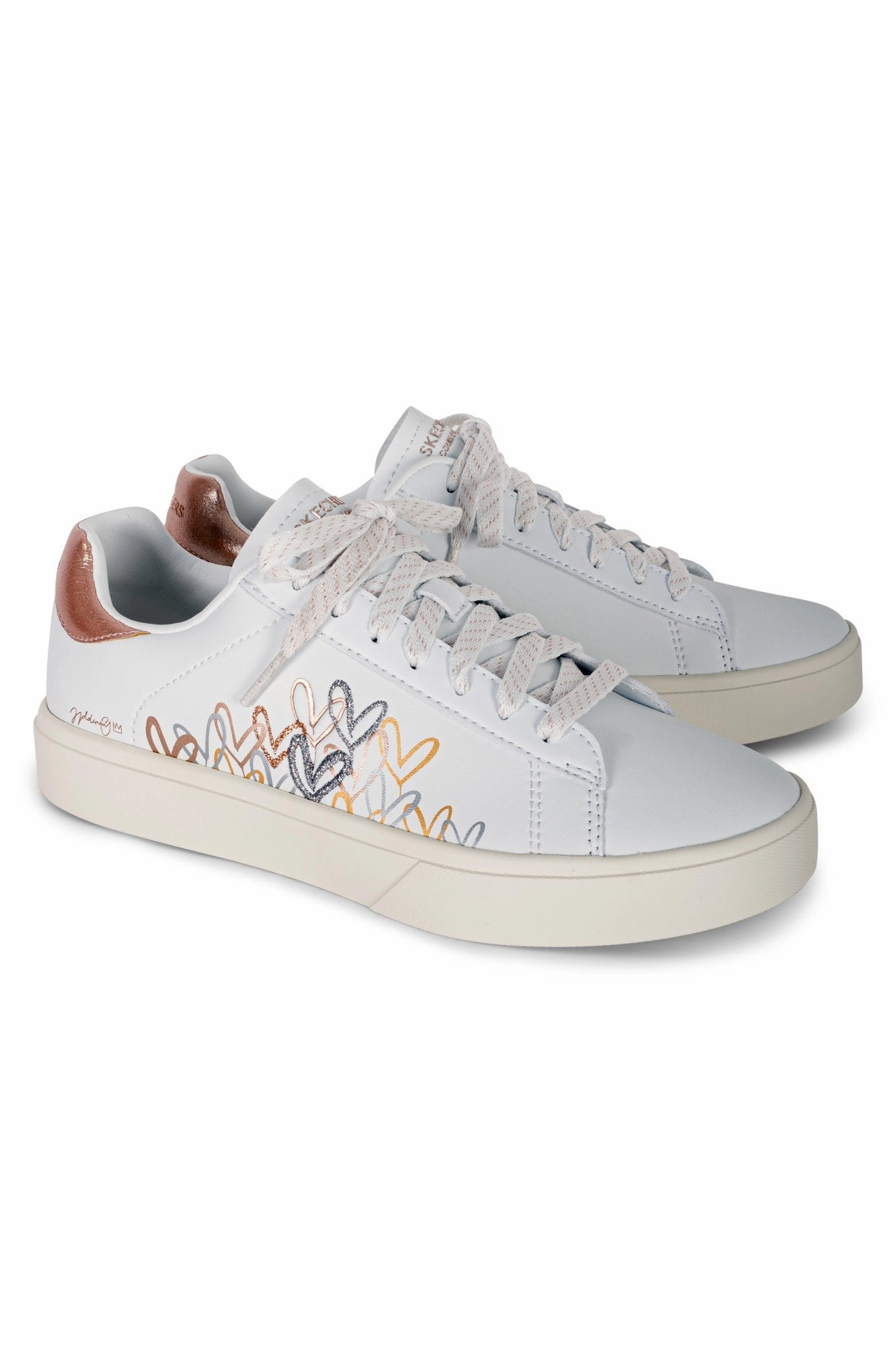 Machine Washable Sneakers | White/Multi | EDEN LX  AB