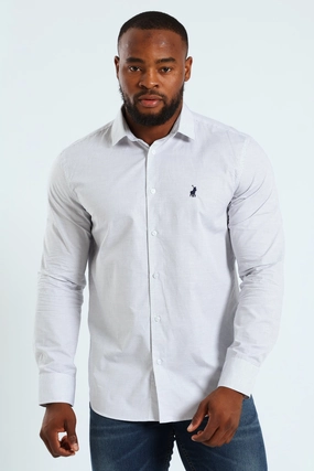 Mahan Long Sleeve Shirt - Blue Quality apparel Fashion rental
