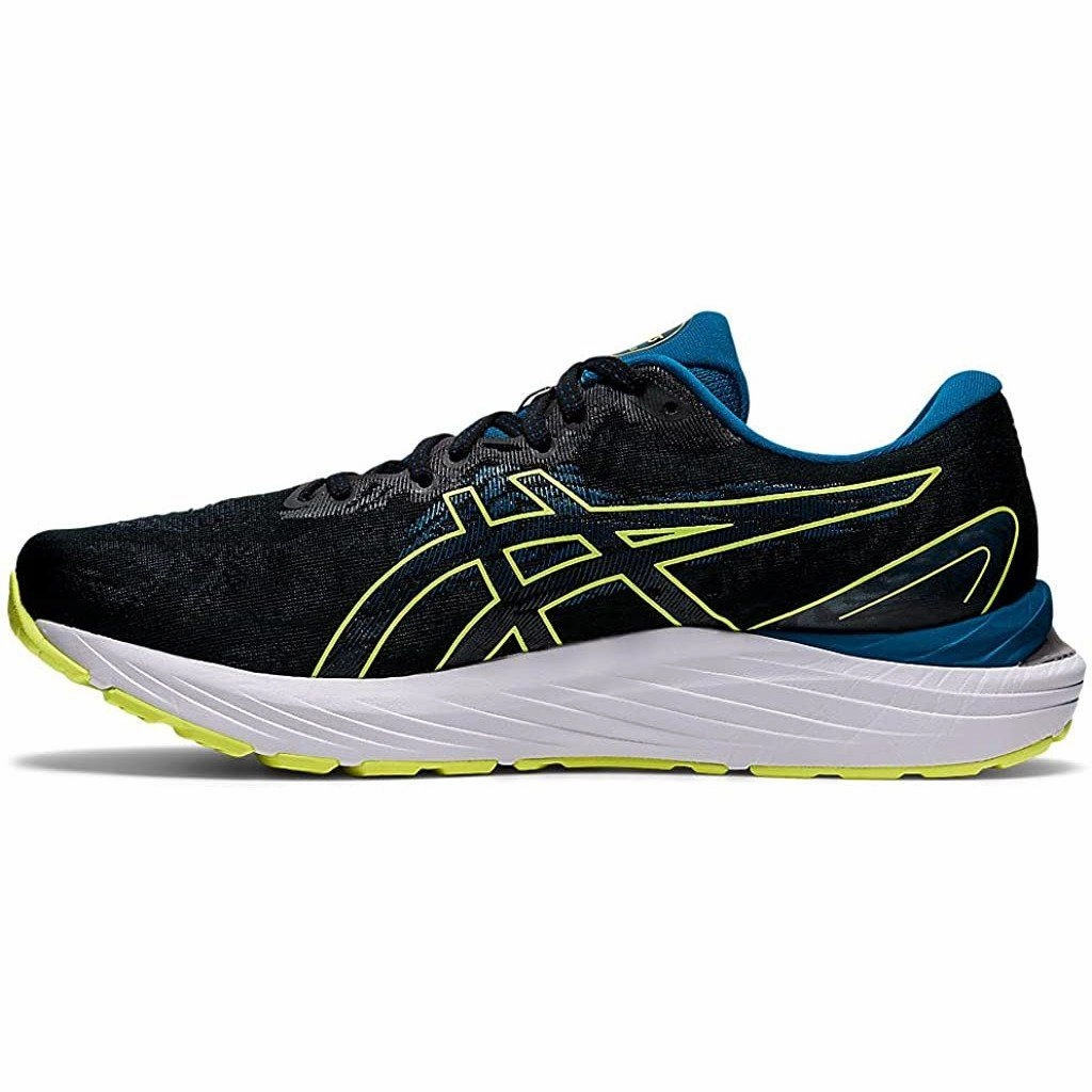 Men's ASICS GEL-CUMULUS 23 (Black/Glow Yellow)