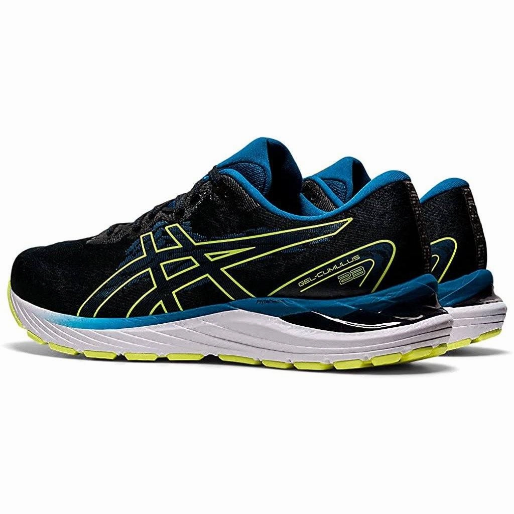 Men's ASICS GEL-CUMULUS 23 (Black/Glow Yellow)