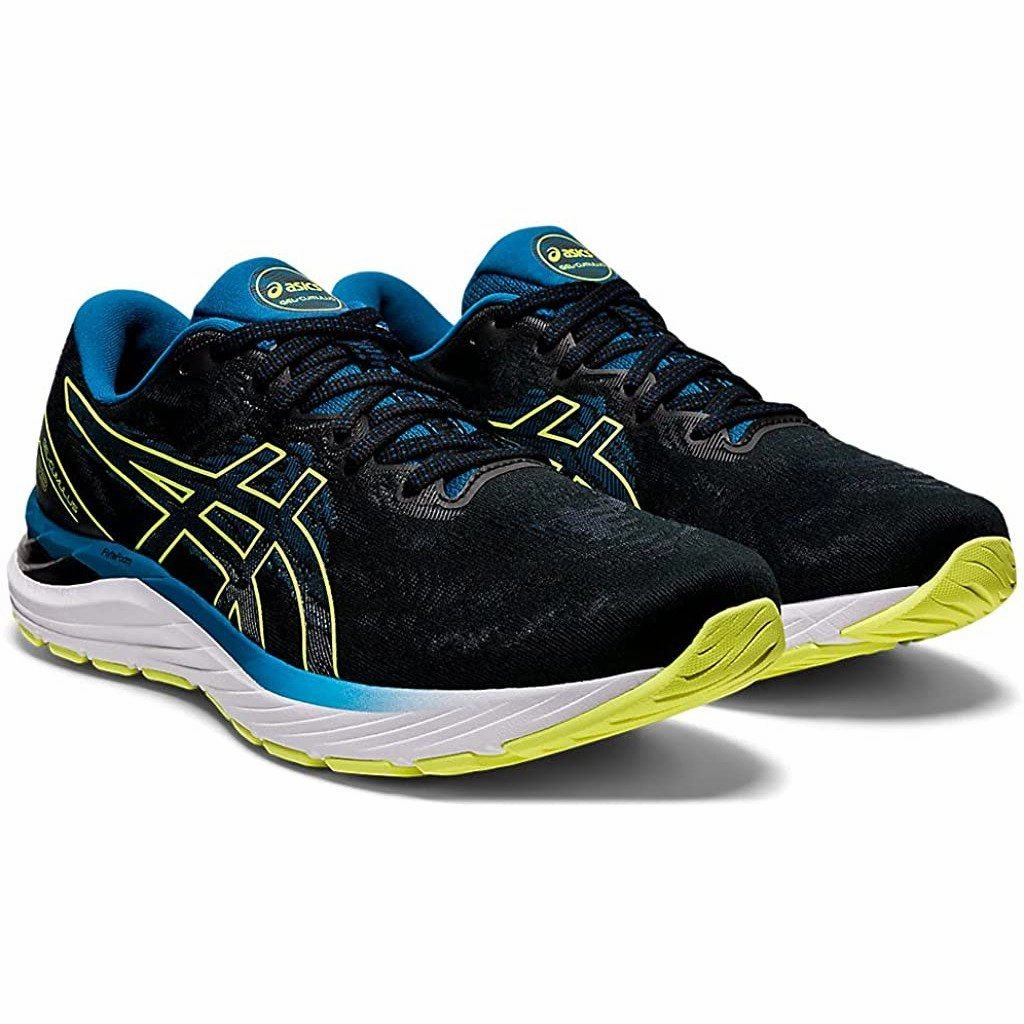 Men's ASICS GEL-CUMULUS 23 (Black/Glow Yellow)