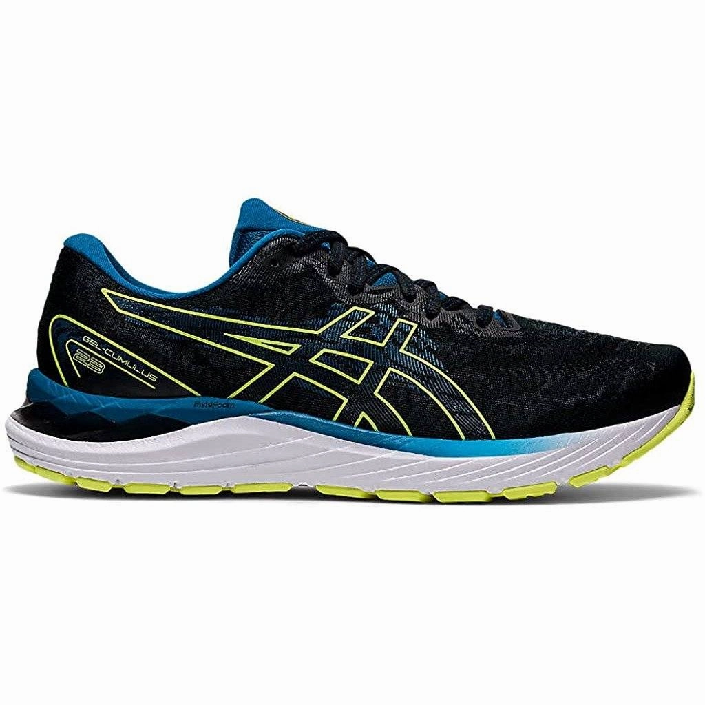Men's ASICS GEL-CUMULUS 23 (Black/Glow Yellow)
