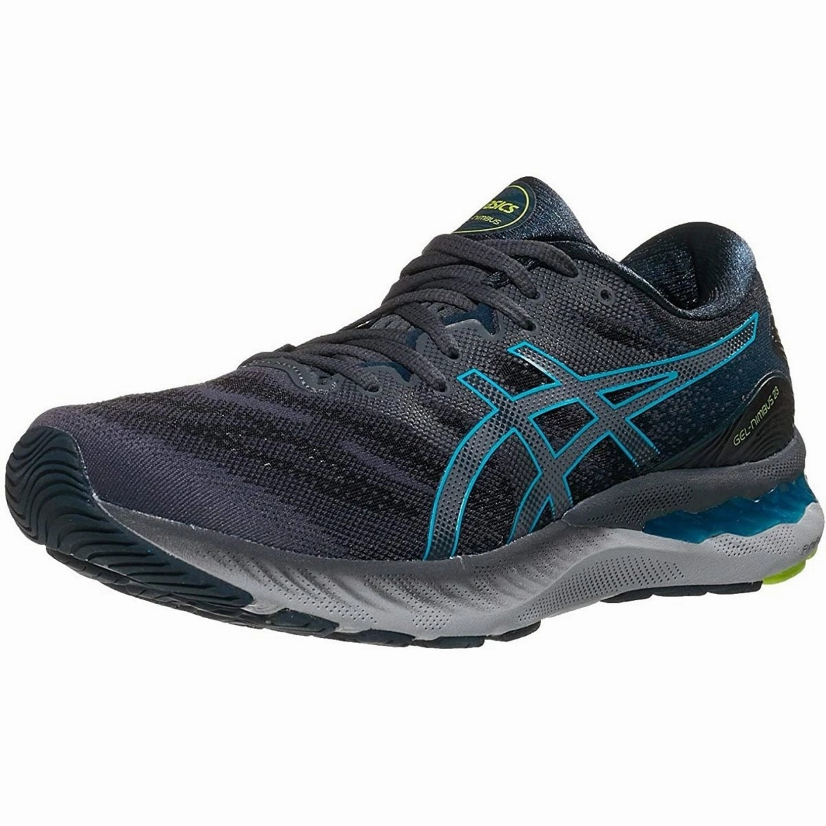 Men's ASICS GEL-NIMBUS 23 (Carrier Grey/Digital Aqua)