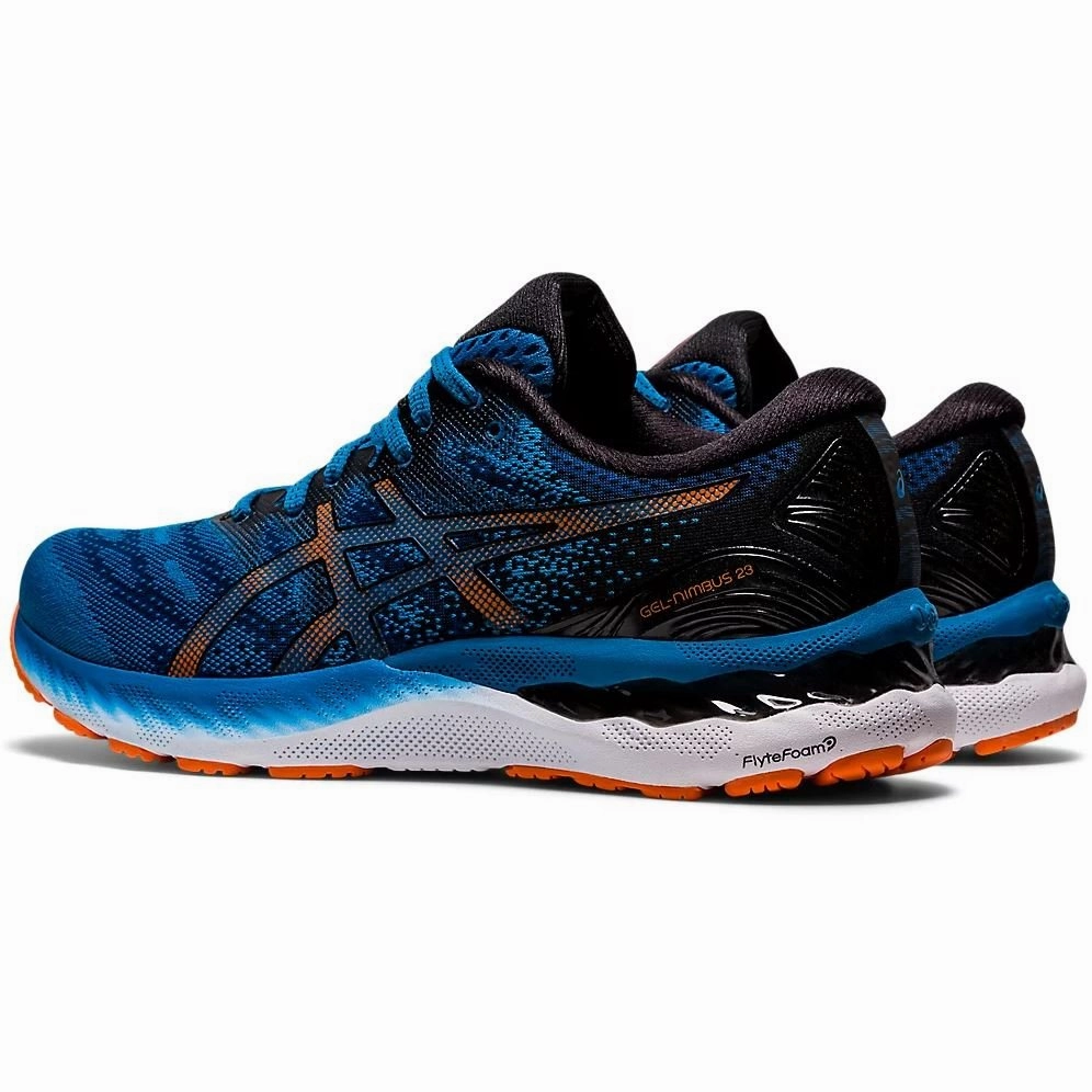 Men's ASICS GEL-NIMBUS 23 (Reborn Blue/Black)