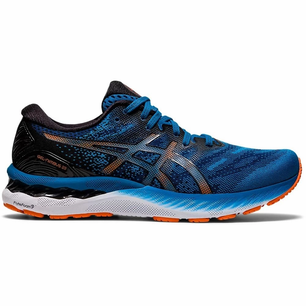 Men's ASICS GEL-NIMBUS 23 (Reborn Blue/Black)