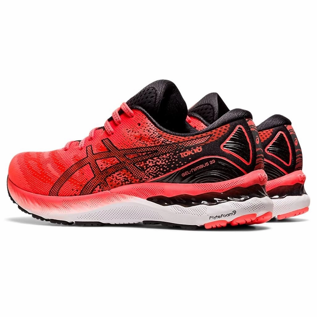 Men's ASICS Gel-Nimbus 23 Tokyo (Sunrise Red/Black)