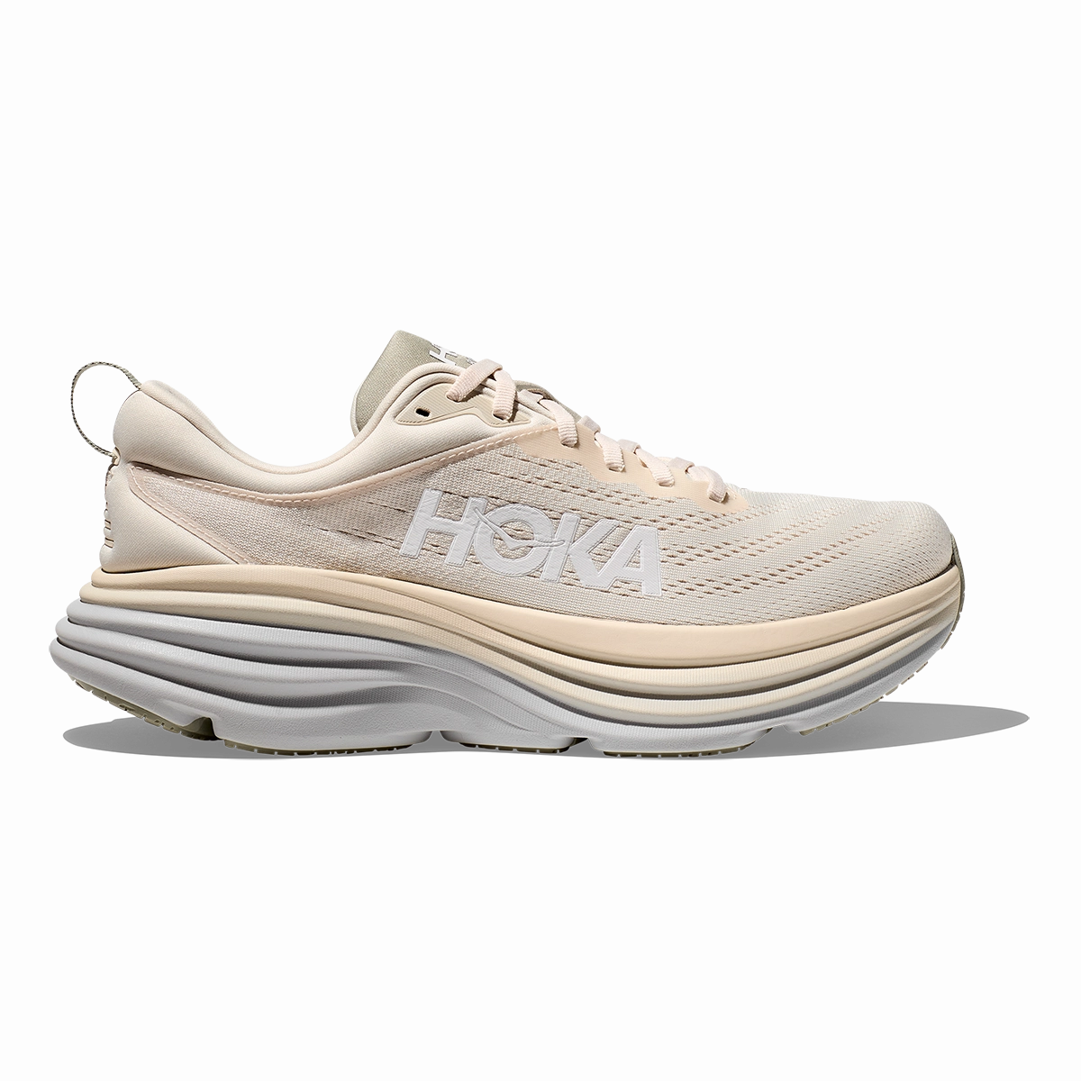 Hoka Bondi 8 - Oat Milk - Barley Delightful Iconic