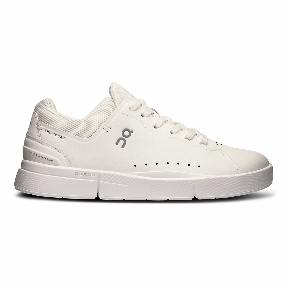 ON The Roger Advantage - White - Undyed Mindful Loyal