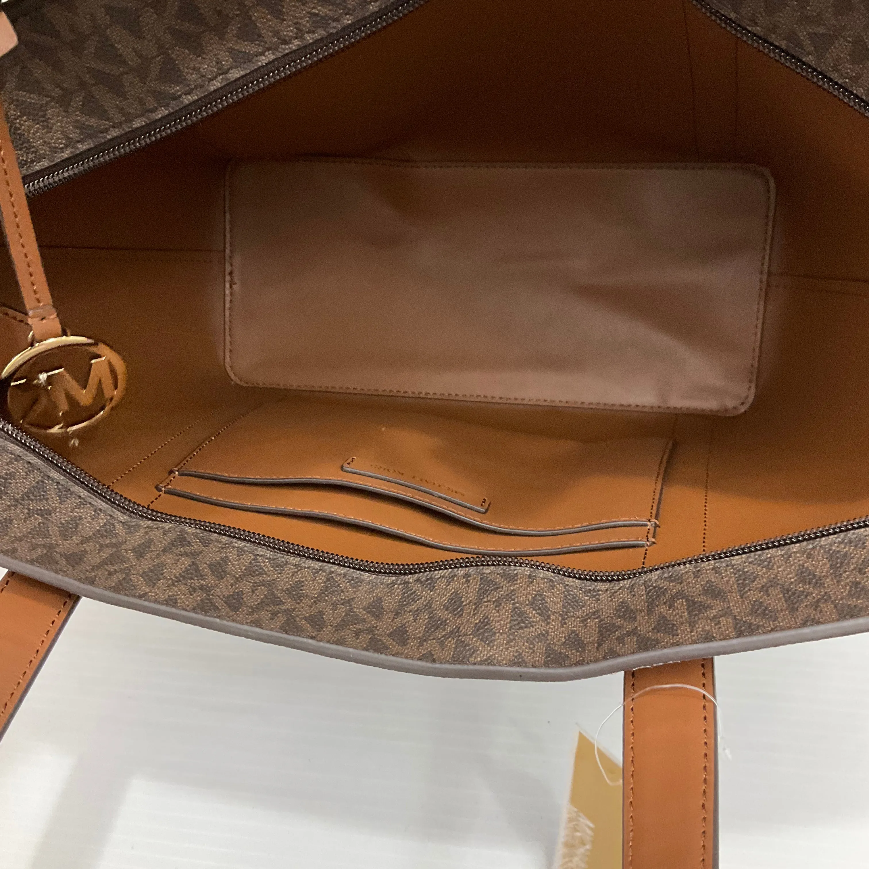 Michael Kors Bags Handbag Designer By Michael Kors In Tan, Size:Medium