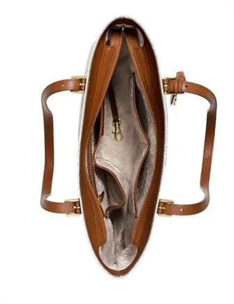 Michael Michael Kors Bedford Large Signature Pocket Tote Michael Kors Bags
