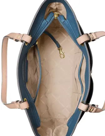 Michael Michael Kors Bedford Pebble Leather Pocket Tote Michael Kors Bags