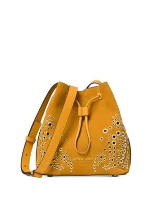 Michael Michael Kors Cary Embellished Bucket Crossbody Michael Kors Bags
