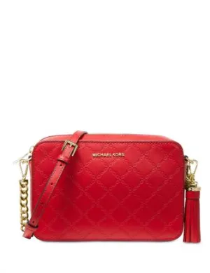 Michael Michael Kors Chain Embossed Leather Camera Bag Michael Kors Bags