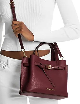 Michael Michael Kors Emilia Small Pebbled Leather Satchel Michael Kors Bags