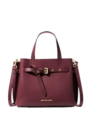 Michael Michael Kors Emilia Small Pebbled Leather Satchel Michael Kors Bags