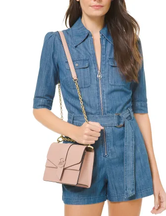 Michael Michael Kors Greenwich Leather Convertible Crossbody Michael Kors Bags