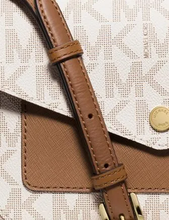 Michael Michael Kors Greenwich Small Signature Flap Crossbody Michael Kors Bags