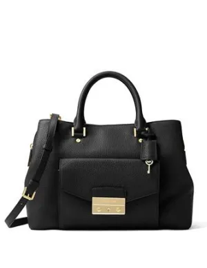 Michael Michael Kors Haley Large Leather Satchel Michael Kors Bags