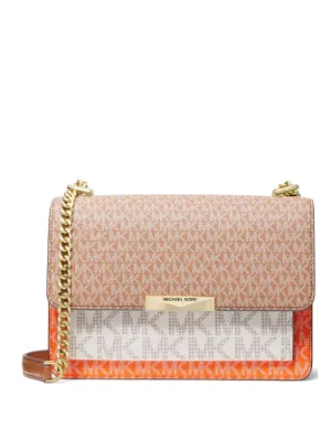 Michael Michael Kors Jade Signature Gusset Shoulder Bag Michael Kors Bags