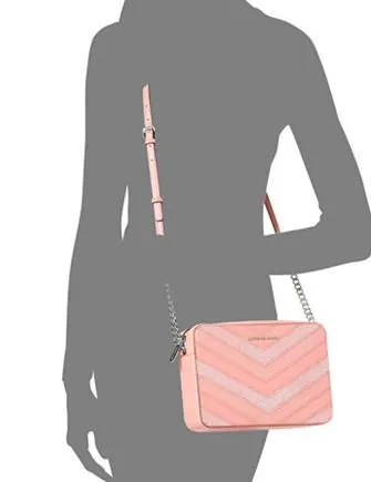 Michael Michael Kors Jet Set Chevron Large East West Crossbody Michael Kors Bags