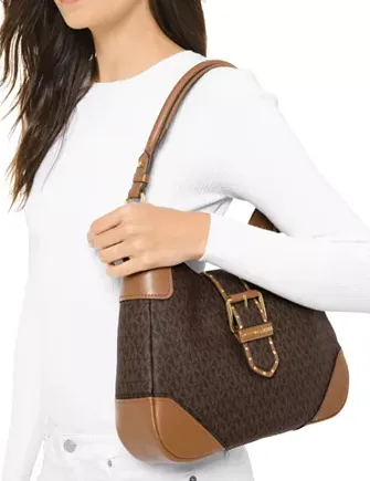 Michael Michael Kors Lillian Signature Shoulder Bag Michael Kors Bags
